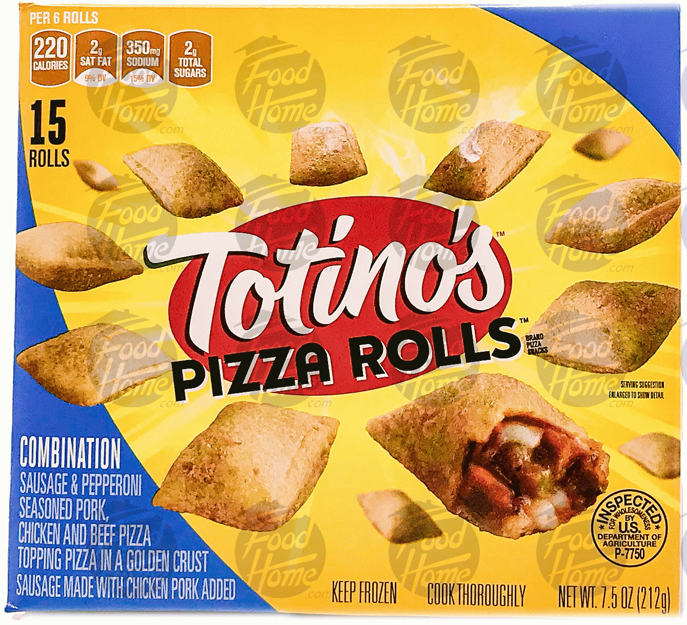 Totino's Pizza Rolls combination pizza rolls, 15-count Full-Size Picture